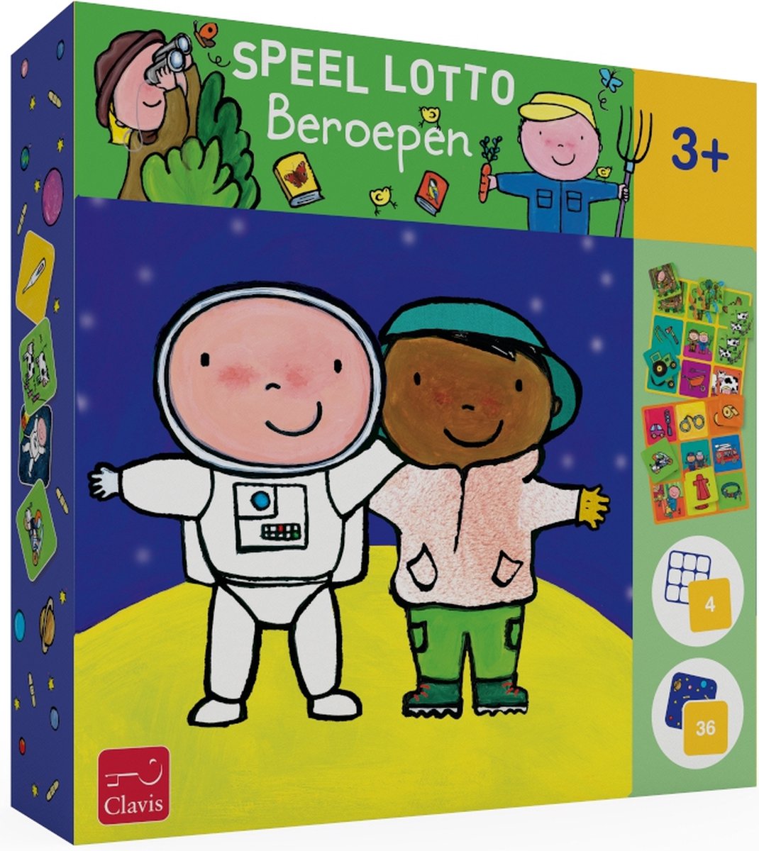 Speel lotto. Beroepen