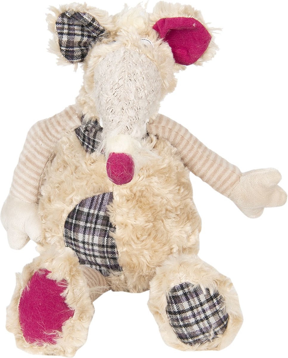 Clayre & Eef Shabby Chic Brocante Knuffel Muis