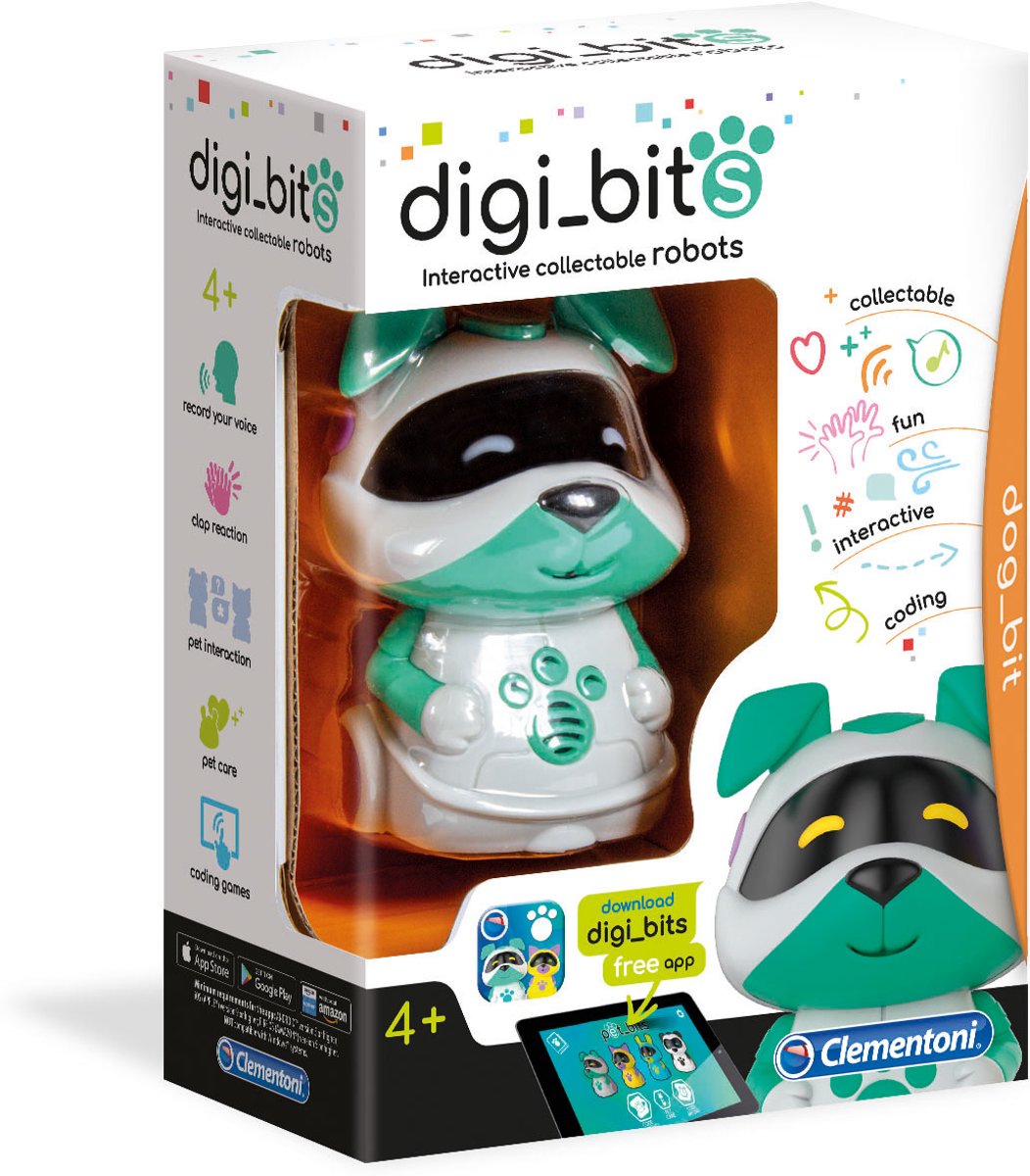 Clementoni - Coding Lab - Pet-Bits Hond - Programmeerbare educatieve Robot