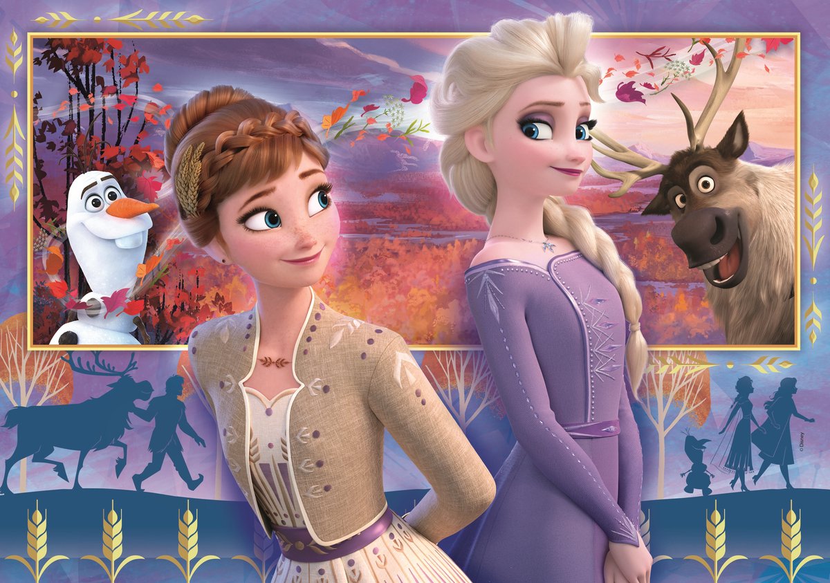 Clementoni - Kinderpuzzel - 60 Stukjes - Frozen 2 - Puzzel Voor Kinderen - Vanaf 10 Jaar