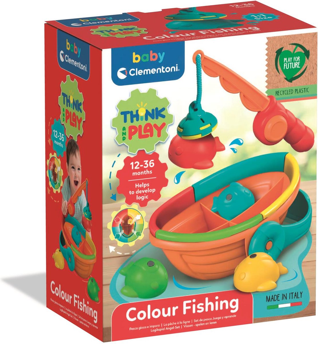 Clementoni - Magnetisch Vis Spel - ook voor in bad - vanaf 12 maanden