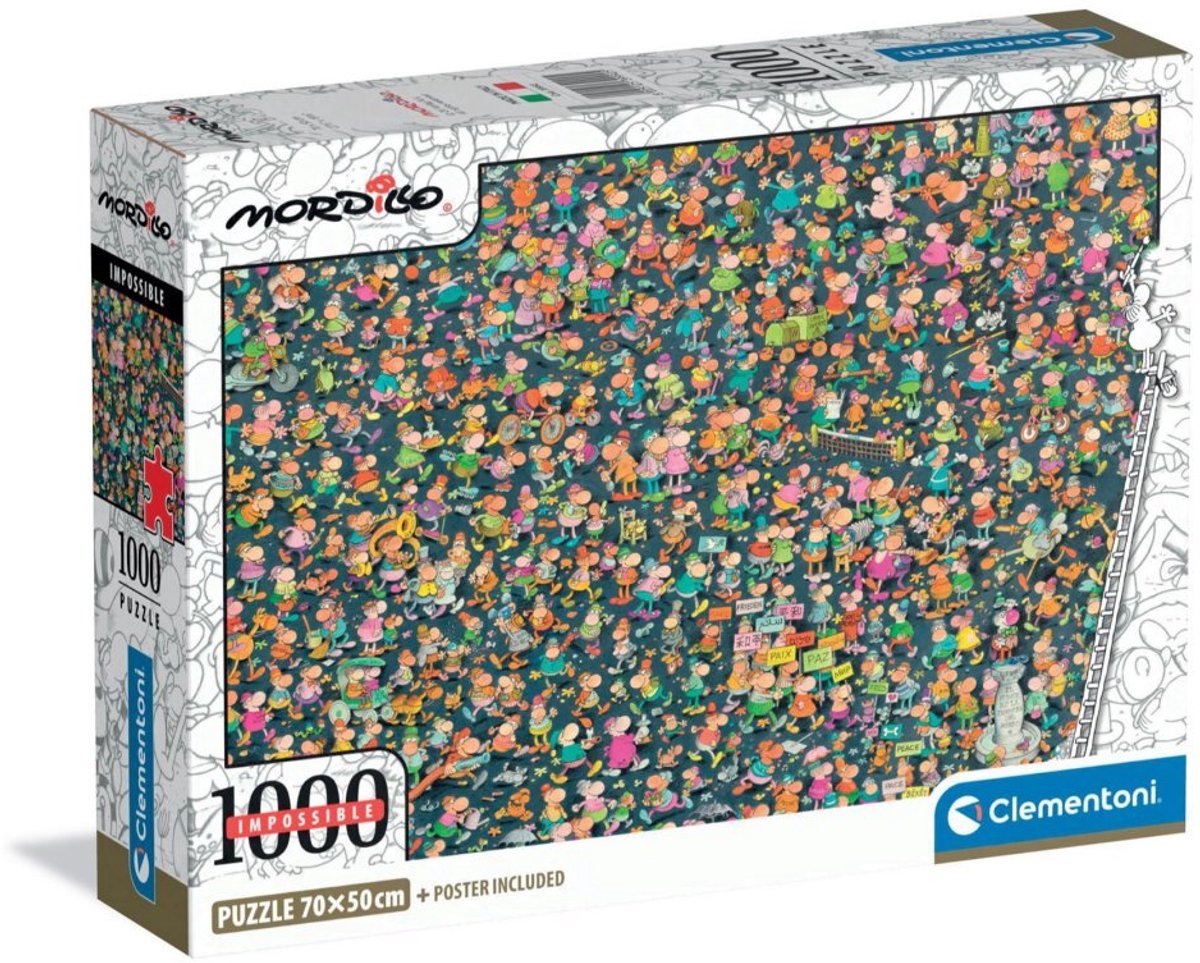 Clementoni - Puzzel - 1000 Stukjes - Vuurtoren in de Storm - Puzzel Voor Volwassenen - High Quality Collection