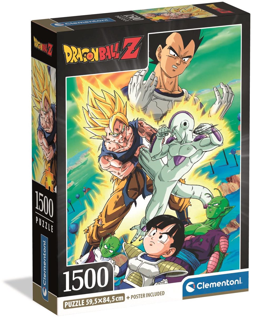 Clementoni - Puzzel - 1500 Stukjes - Dragonball Z Compact