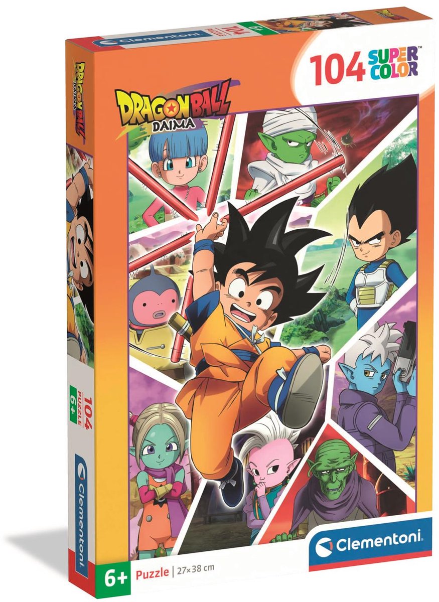 Clementoni - Puzzel - Dragon Ball Daima - Portrait - 104 stukjes - Super - vanaf 6 jaar