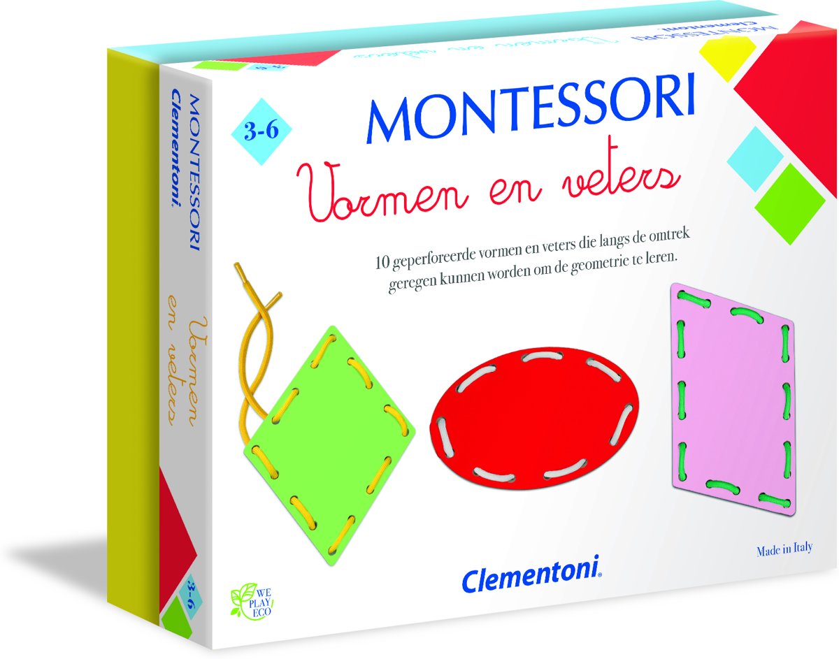 Clementoni - Vormen En Veters Montessori
