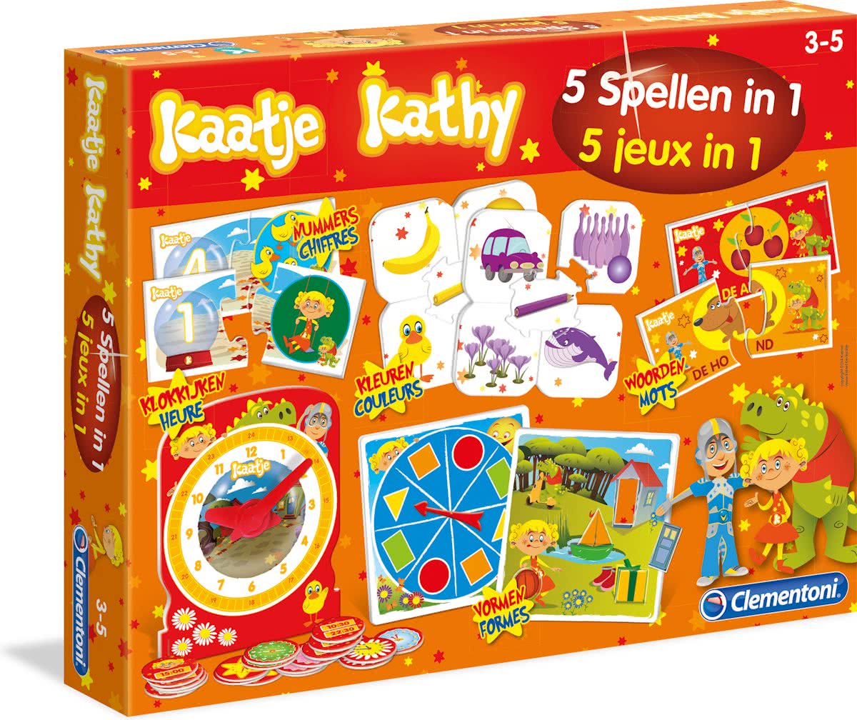   5-in-1 Spellendoos - Kaatje