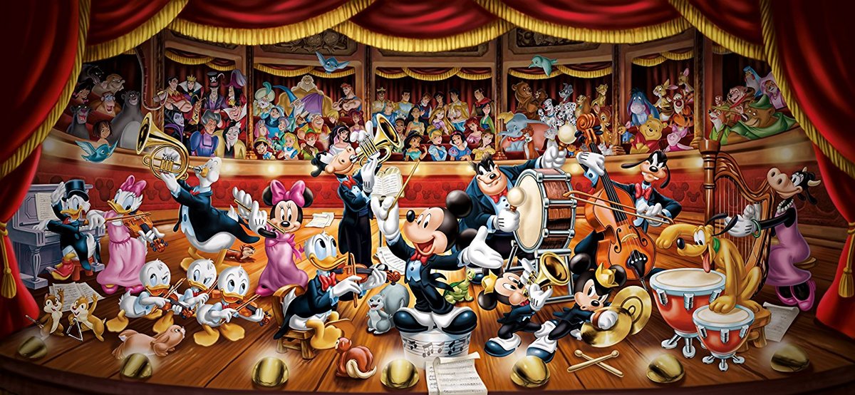 Clementoni Disney legpuzzel Orkest 13200 stukjes