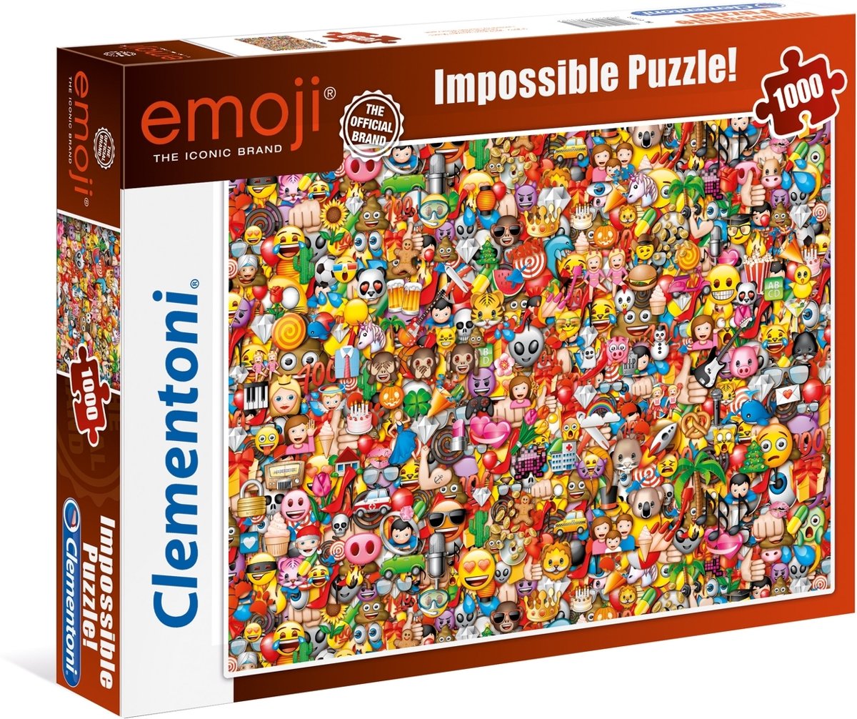 Clementoni Emoji - Impossible Puzzel - 1000 Stukjes