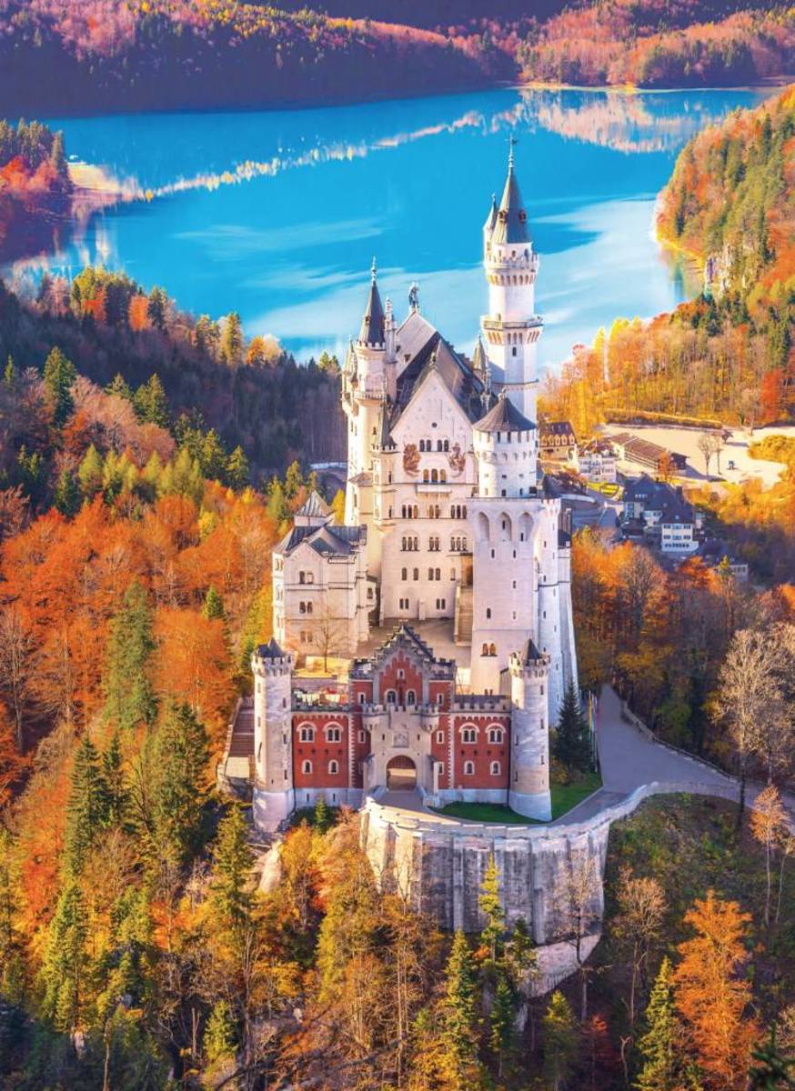 Clementoni Het kasteel Neuschwanstein - 1000 stukjes