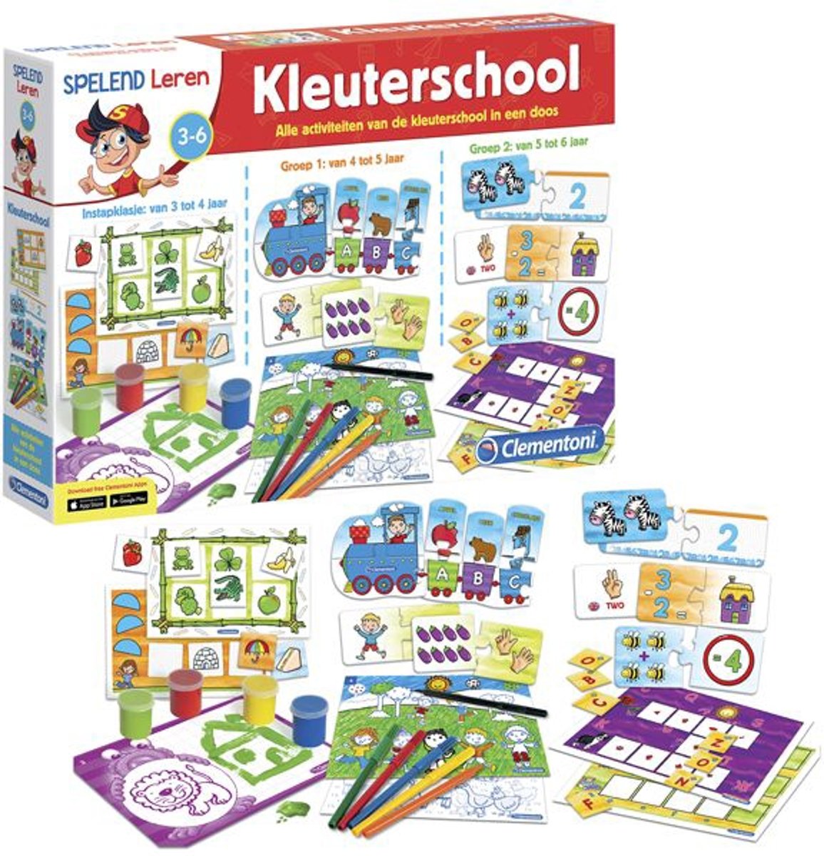 Clementoni Kleuterschool - Spelend Leren 3-6j