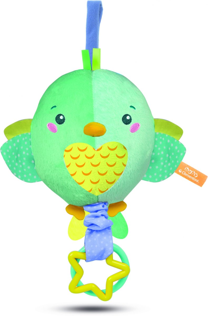   Muziekknuffel Soft Bird Groen