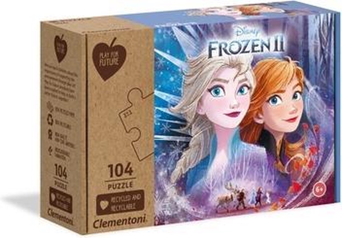 Clementoni Play for Future Puzzel - Disney Frozen, 104st.