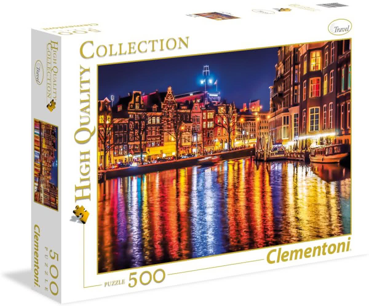 Clementoni Puzzel Amsterdam - 500 stukjes