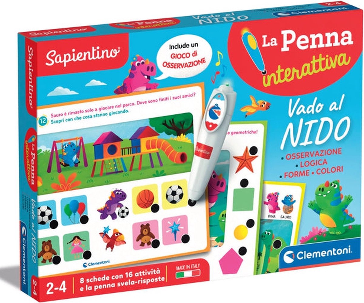 Clementoni Sapientino 16457, 2 jaar, Batterijen vereist, Meerkleurig