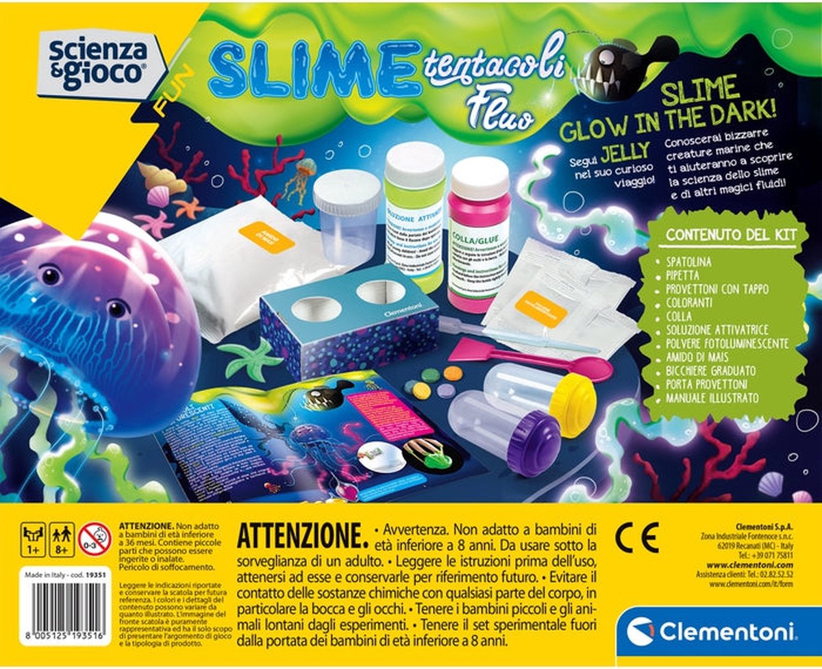 Clementoni Wetenschap & Spel 19351, Experimentset, Scheikunde, 8 jaar, Meerkleurig