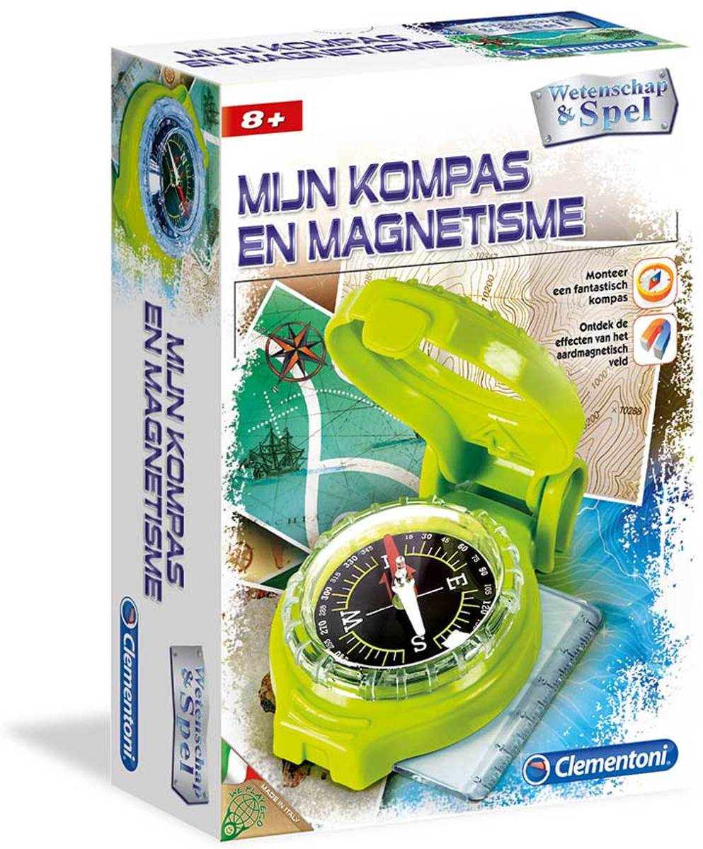 Clementoni mijn kompas en magnetisme wetenschap en spel wetenschapsspel