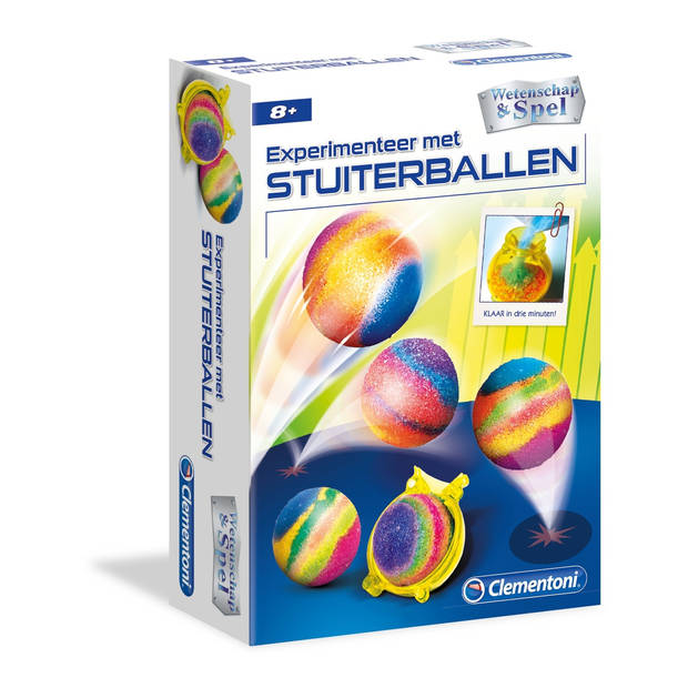 Clementoni wetenschapset stuiterballen multicolor