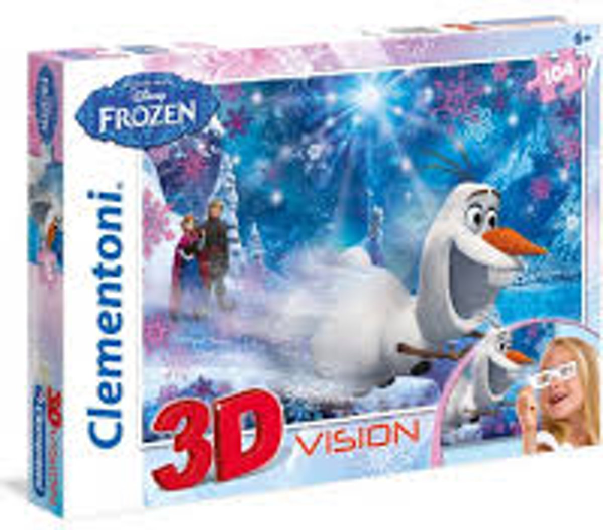Frozen puzzel 3D vision
