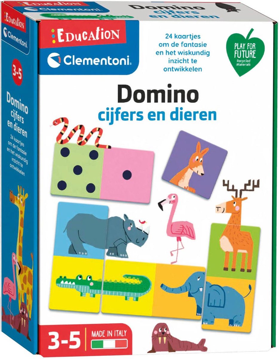 clementoni education - dieren domino