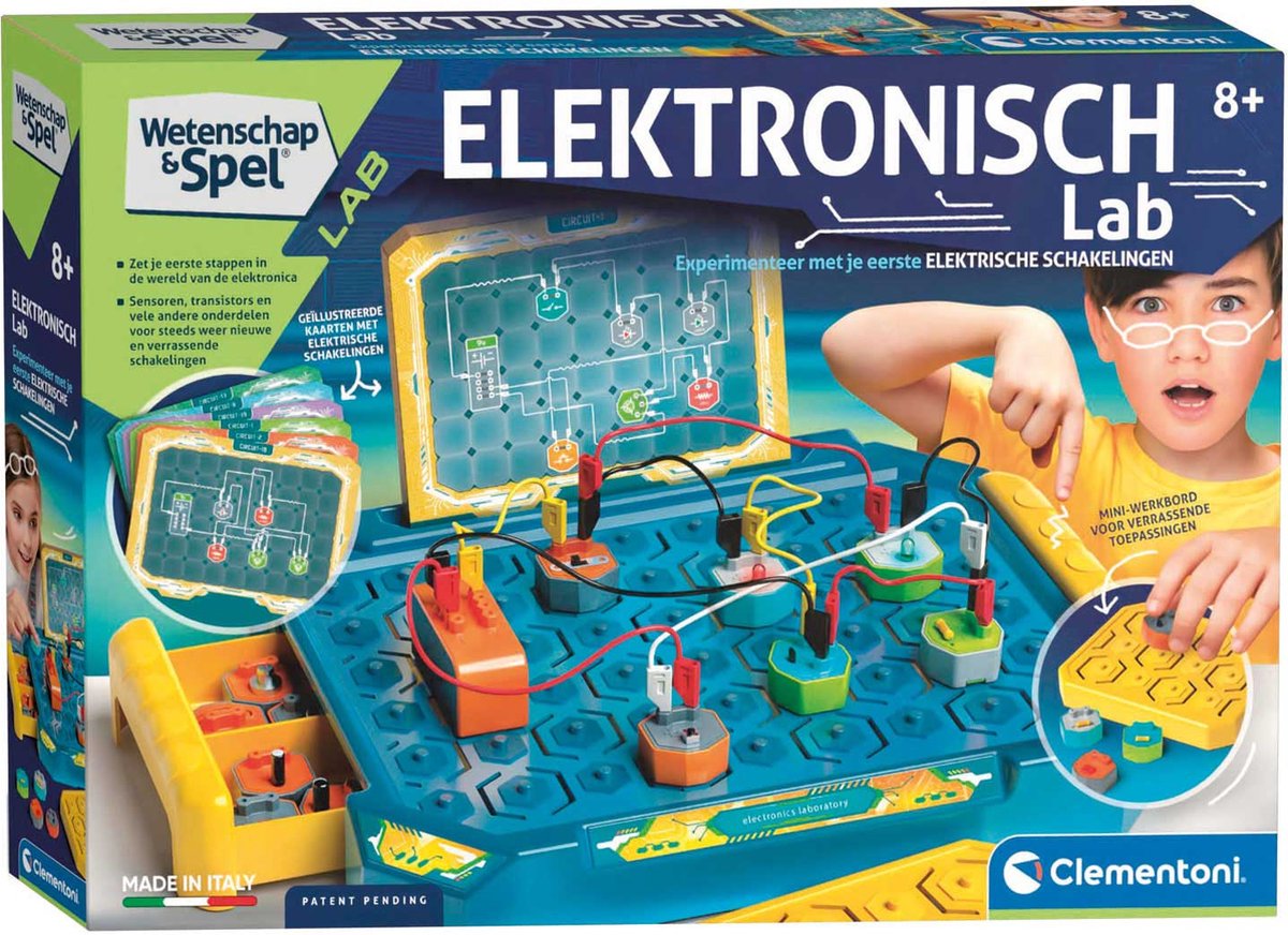 clementoni wetenschap & spel - electronica lab