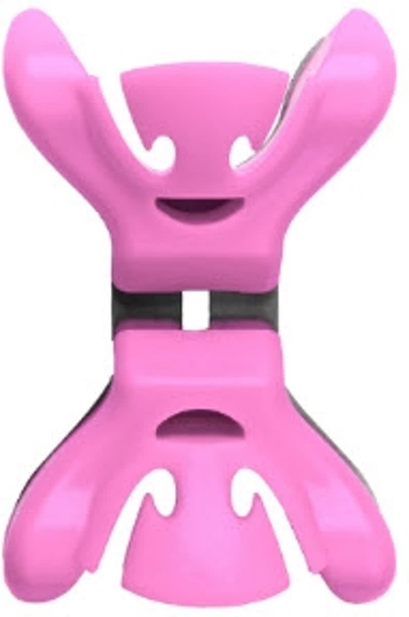 Slingerklemmen   roze (4 stuks)