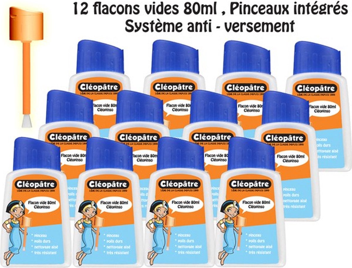 Cleopatre FL110PX12 waterpot voor verfwerk Blauw, Oranje