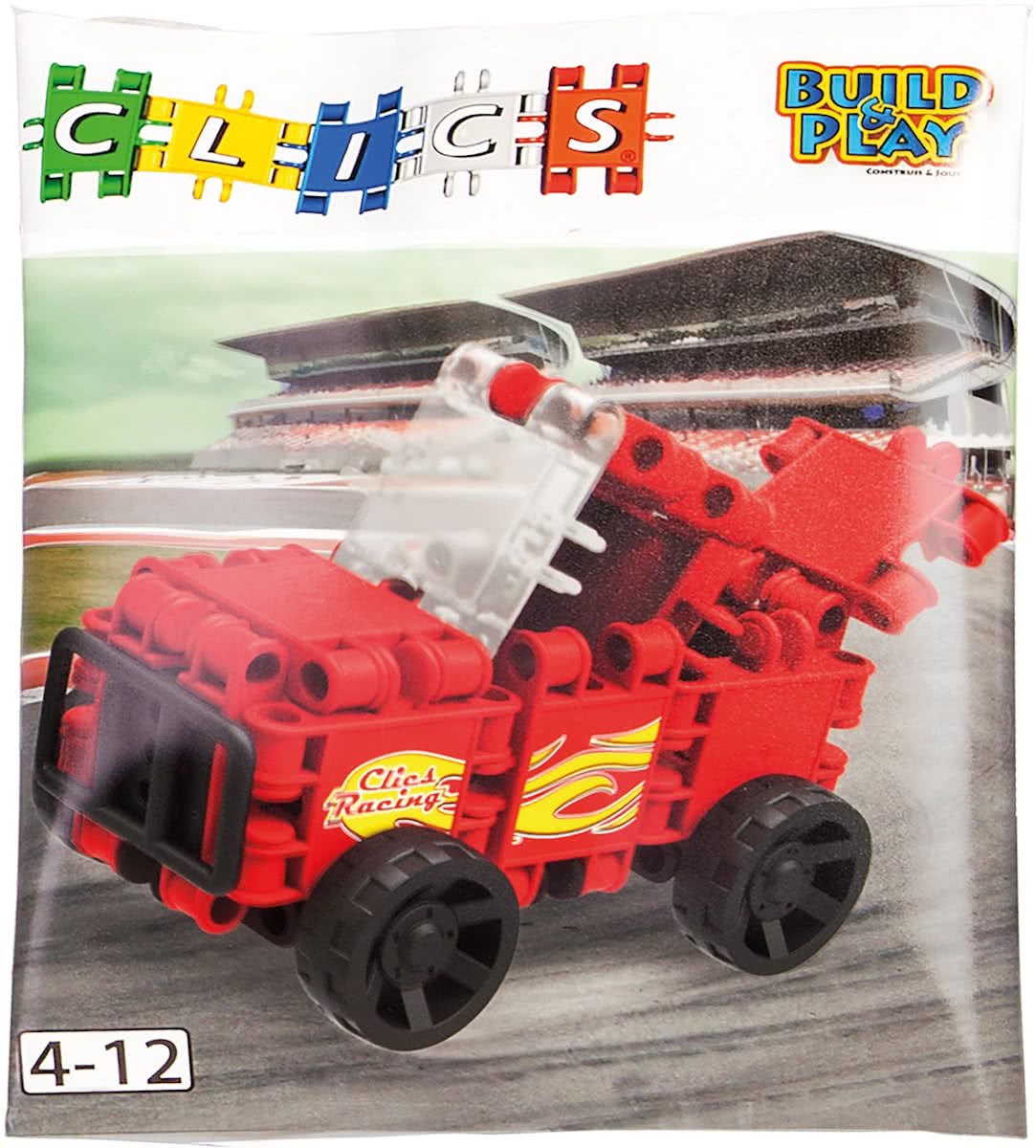 Clics Build & Play - Rode Racewagen