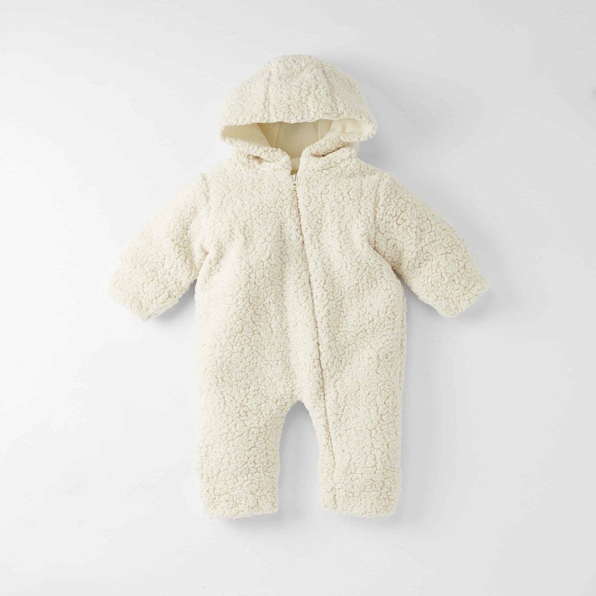 Cloby Teddy Suit - Off White 3-6 maanden