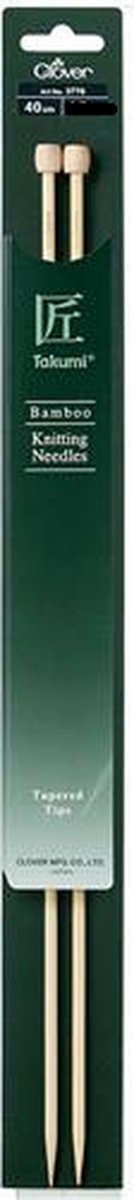Clover Bamboe Breinaalden 40cm 7mm