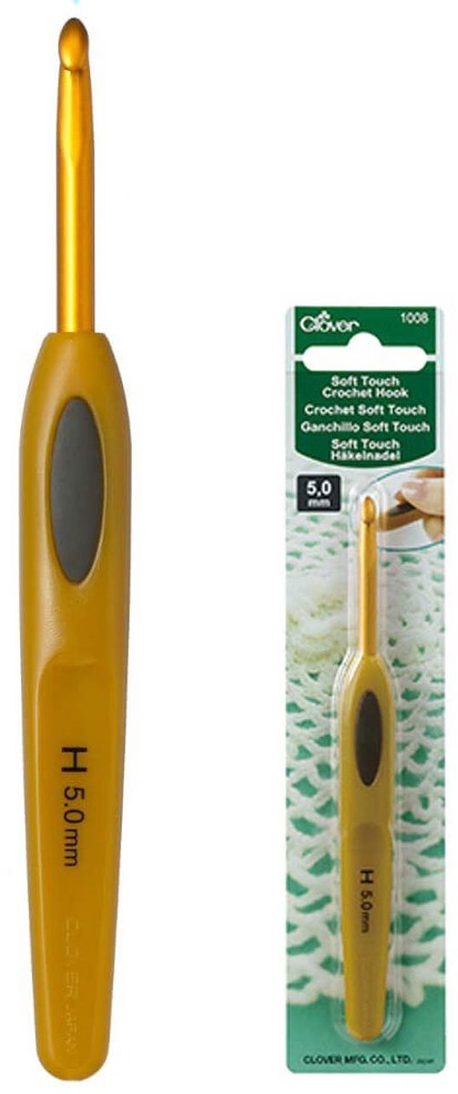 Clover soft touch haaknaald