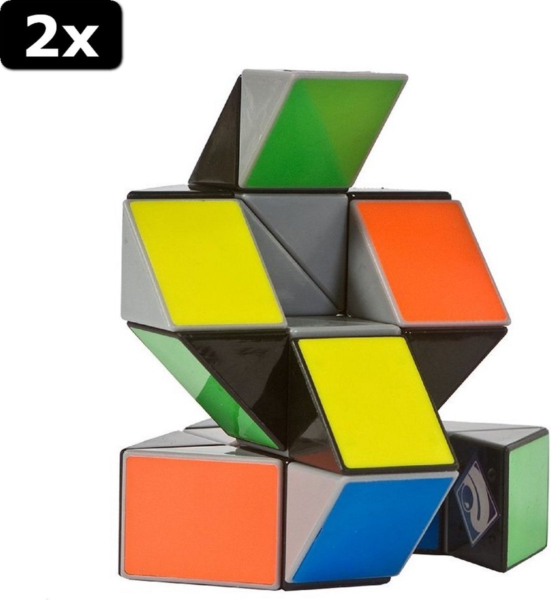 2x Clown Games Magic Puzzle Multicolor 24-delig