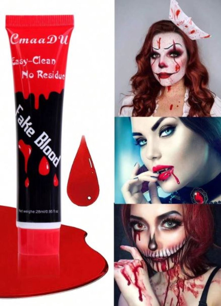 Nepbloed - Nep - Bloed - Halloween - Kunstbloed - Fake Blood - Tube - 28ML