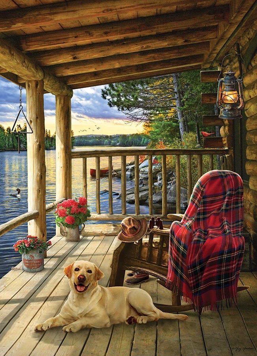 Cabin Porch   1000 art by Grag and Compagny LLC