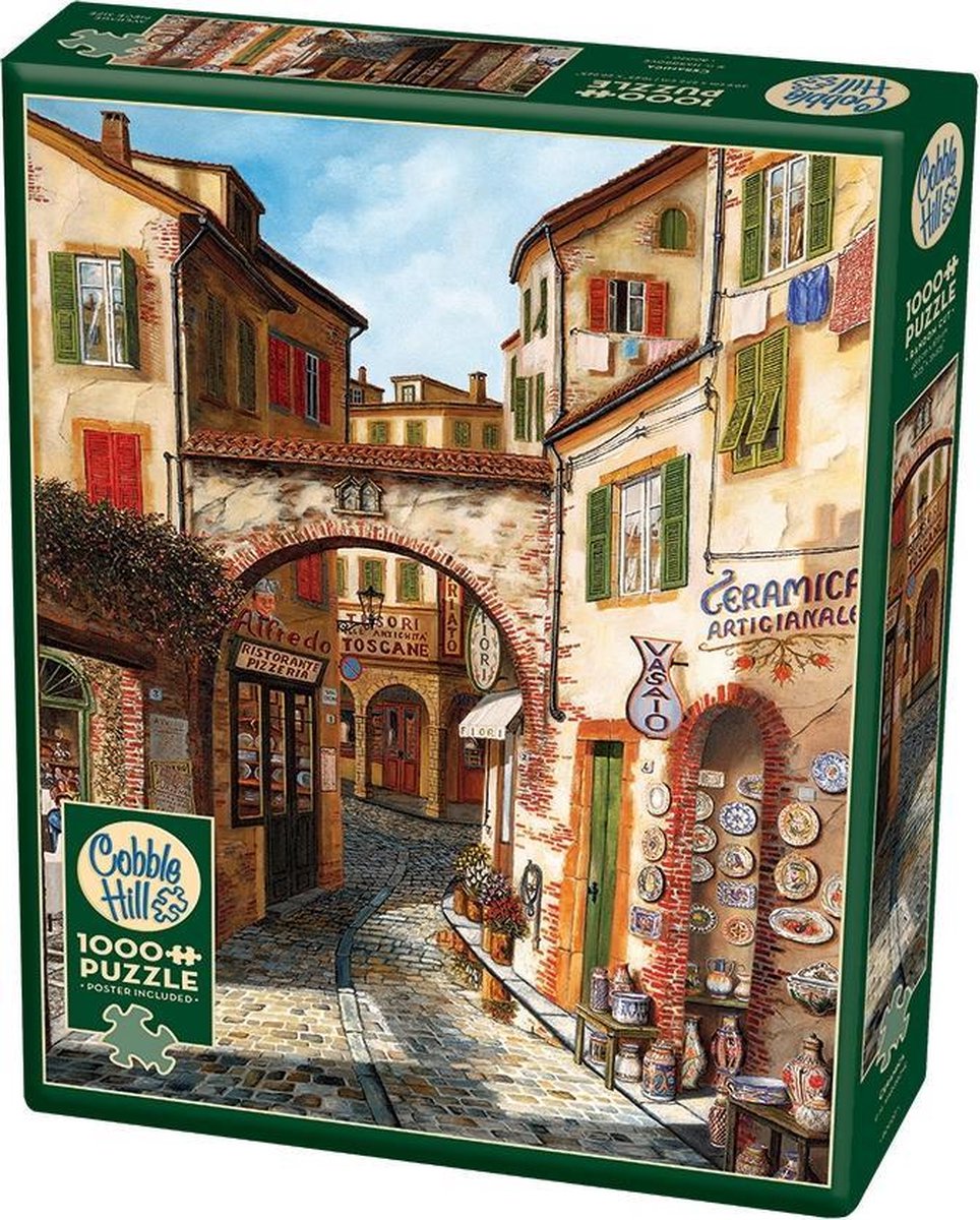 Cobble Hill legpuzzel 1000 stukjes Ceramica Toscane
