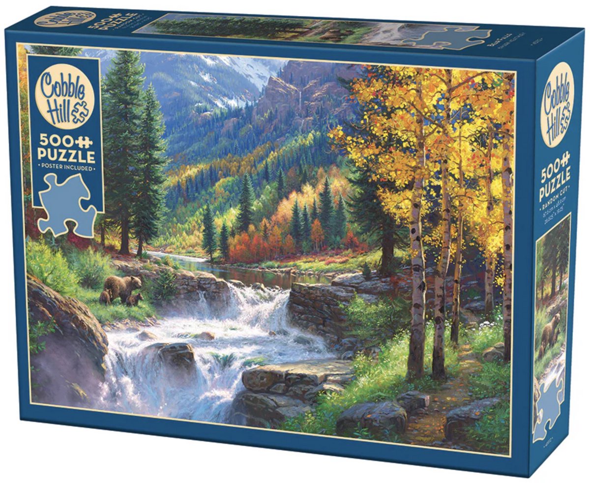 Cobble Hill legpuzzel Bear Falls - 500 stukjes puzzelplezier.