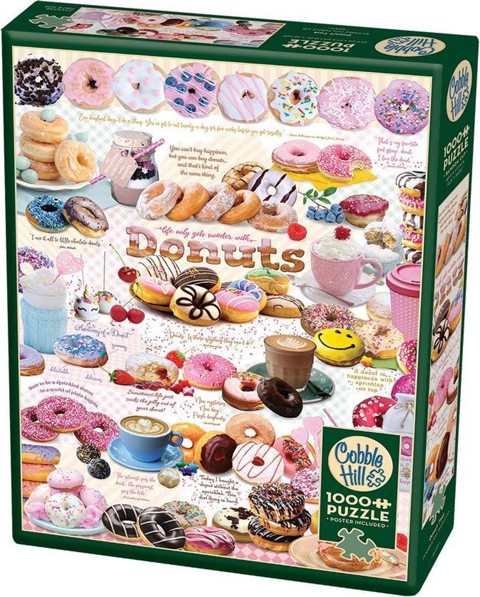 Cobble Hill legpuzzel Donut time 1000 stukjes