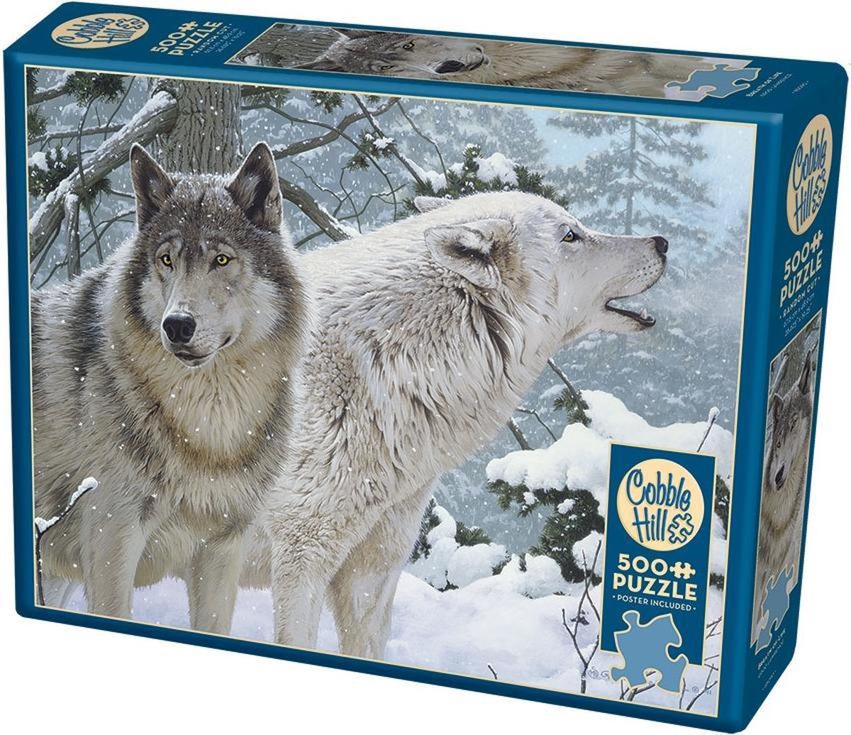   legpuzzel two wolves 500 stukjes