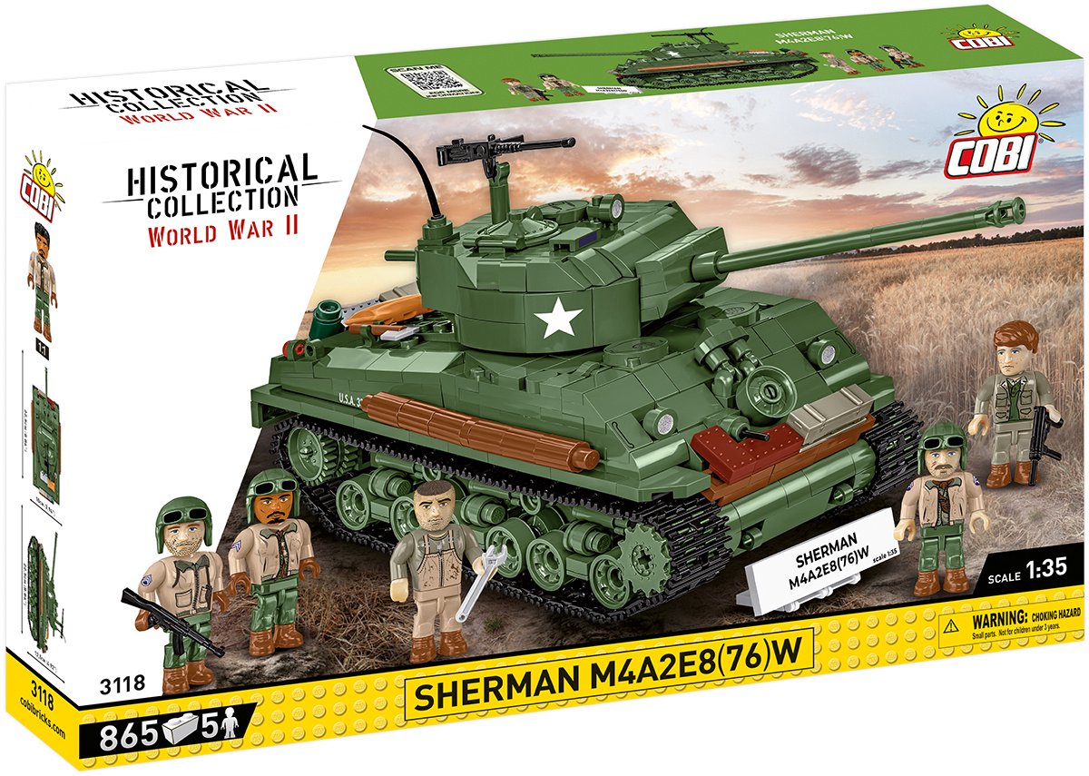 COBI 3118 Sherman M4A2E8 (76)W