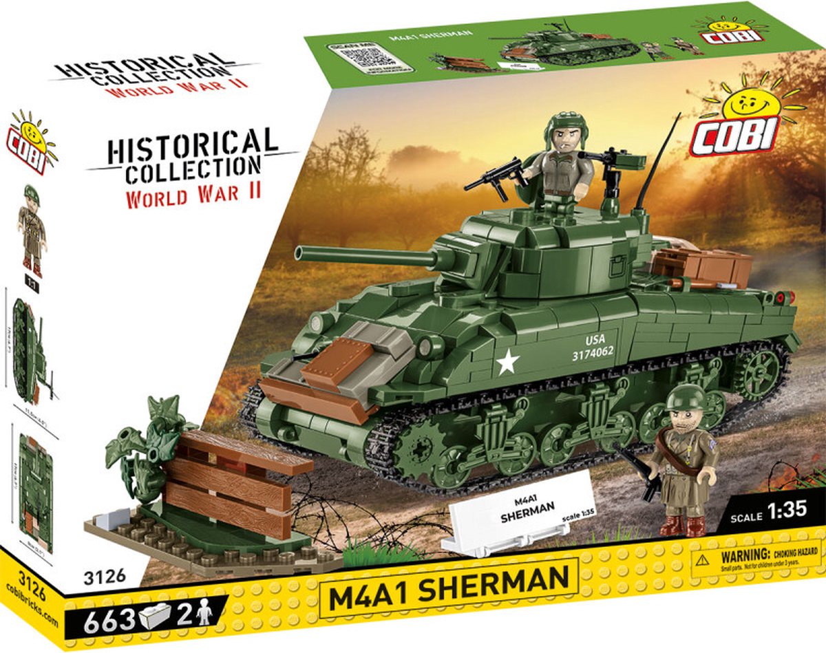 COBI M4A1 Sherman - COBI-3126