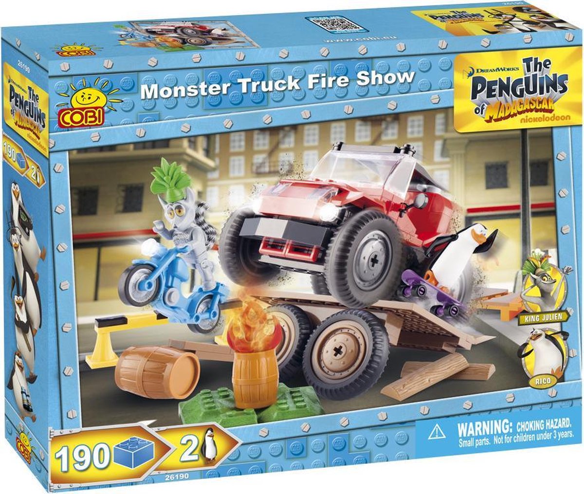 COBI Penguins 26190 - Monster truck Vuurshow