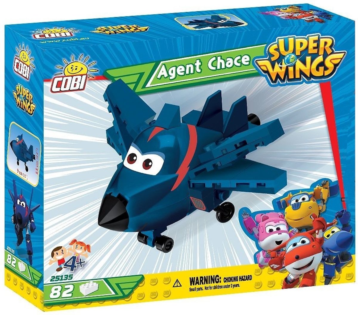 Cobi 80 Pcs Super Wings /25135/ Agent Chase