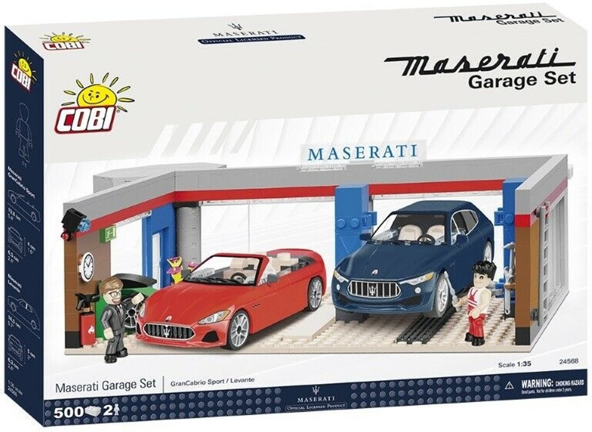 Cobi Bouwpakket Maserati Garageset 1:35 500-delig 24568