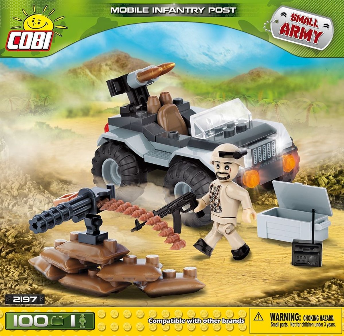 Cobi Small Army Desert Artilery Vehicle Bouwset 100-delig 2199