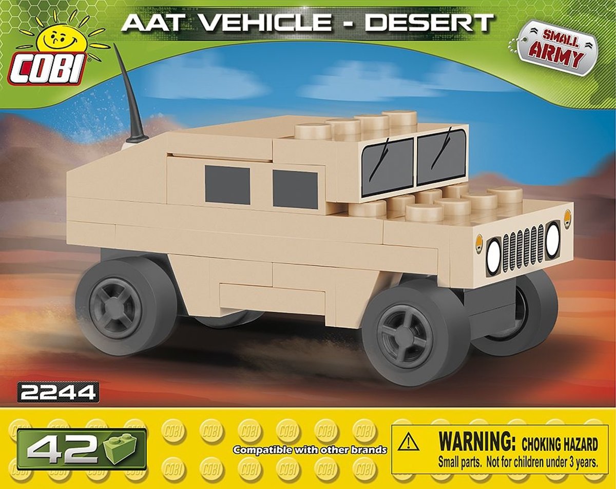 Cobi Small Army Tank Vehicle Desert Bouwset 42-delig 2244