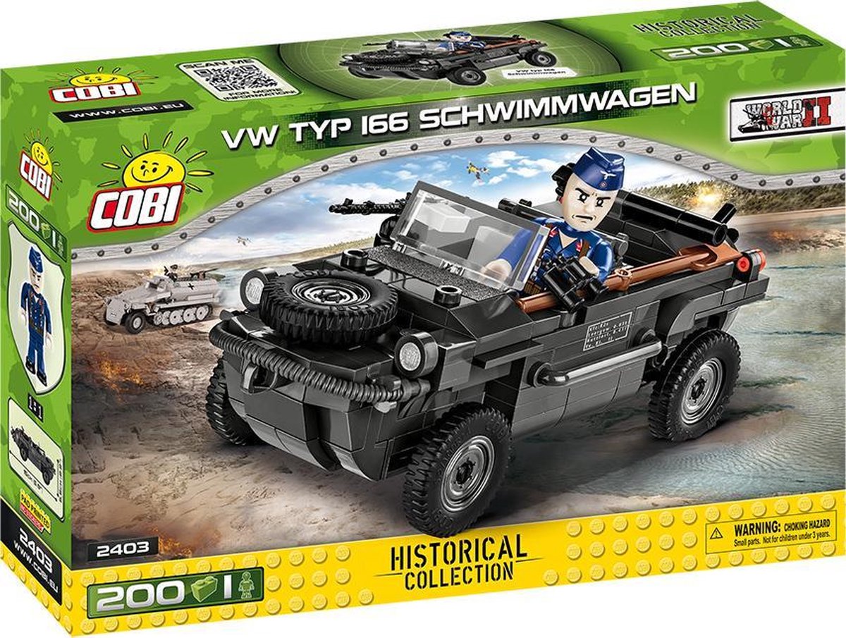 Klocki VW Typ 166 Schwimmwagen