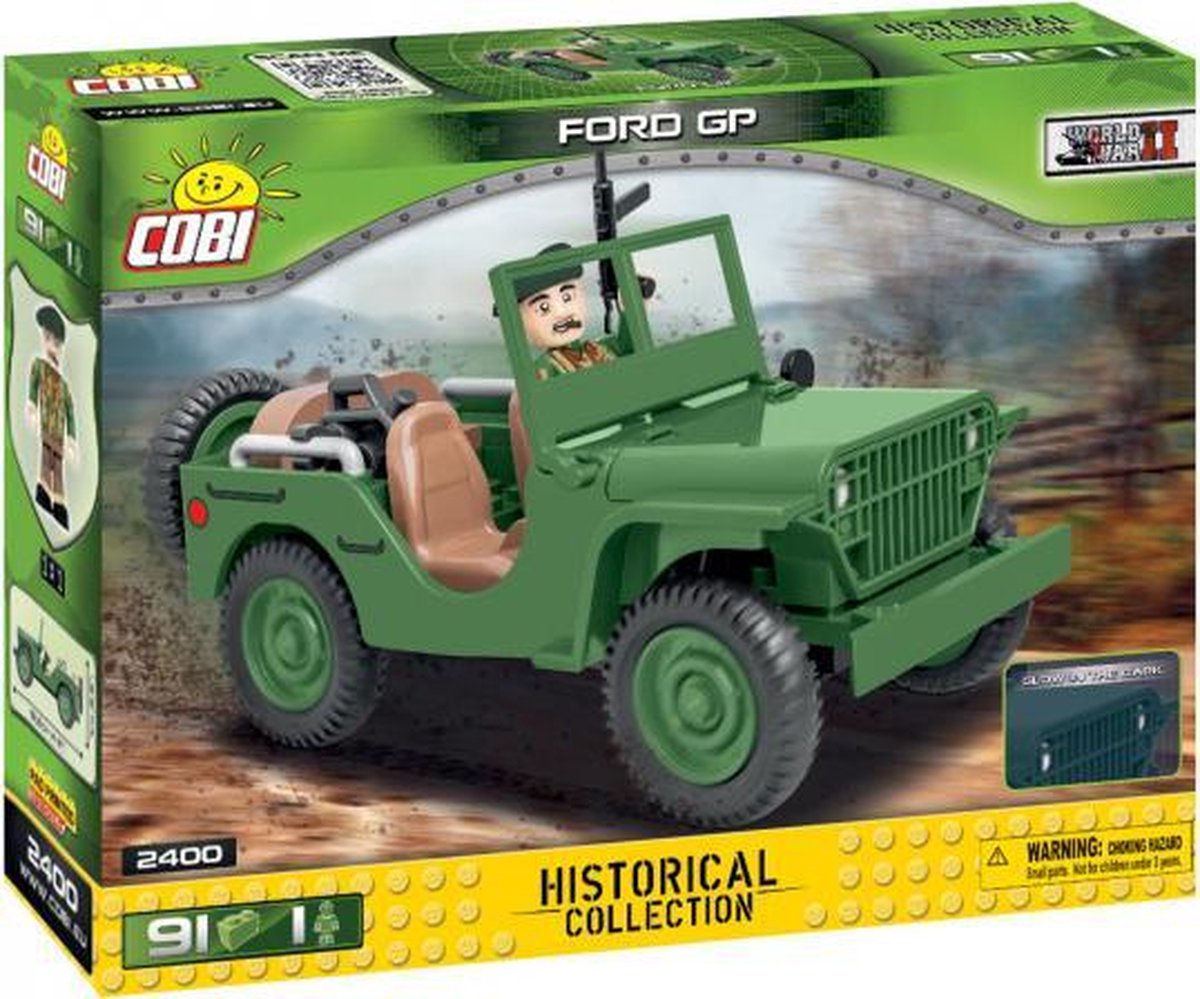 bouwpakket Vietnam War Ford GP jongens groen 91-delig