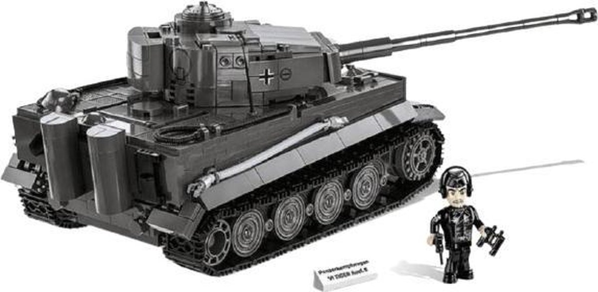 modelbouwset Panzerkampfwagen VI Tiger grijs 800-delig