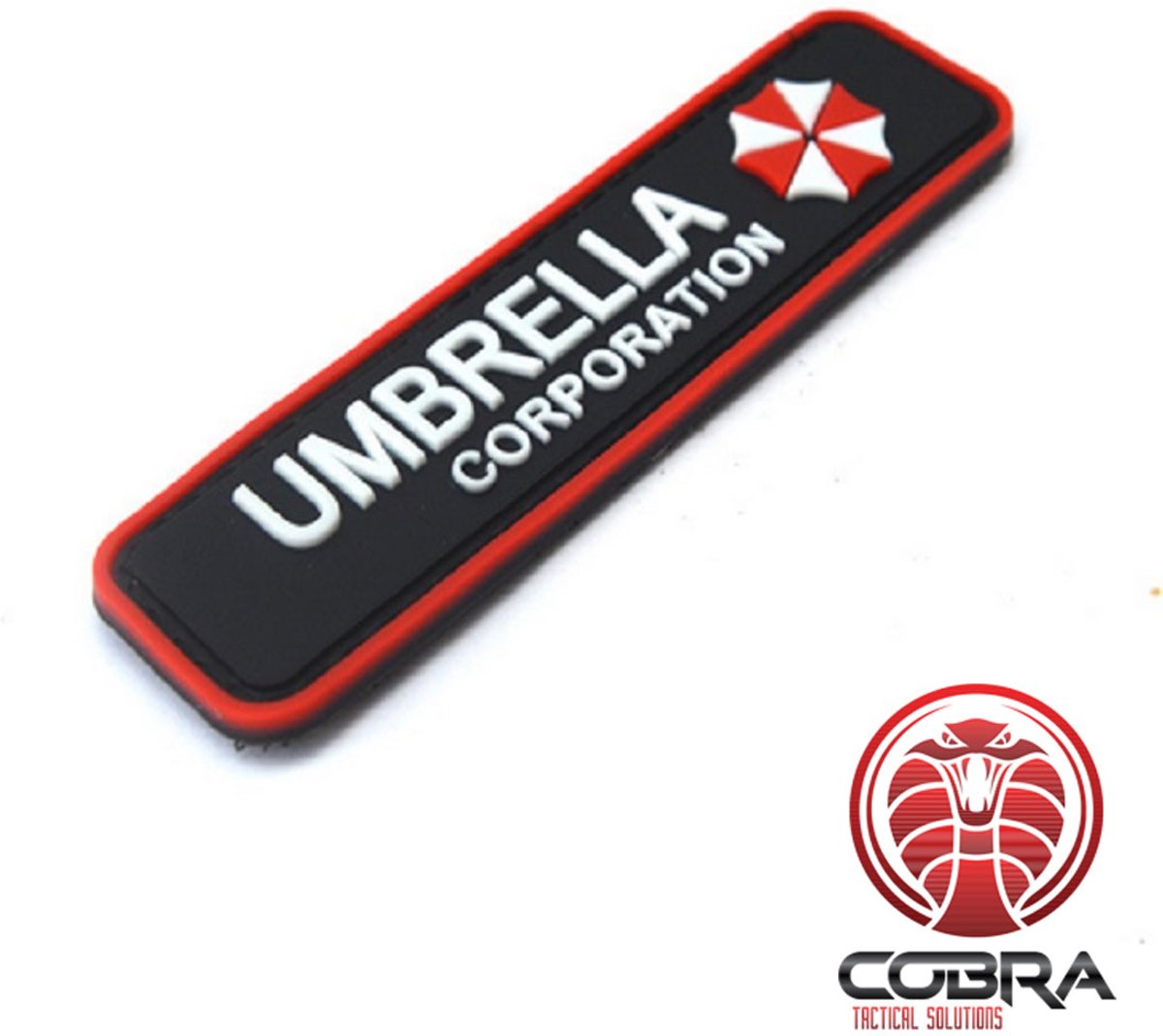 3D PVC Patch Umbrella Corporation Logo - Resident Evil met velcro