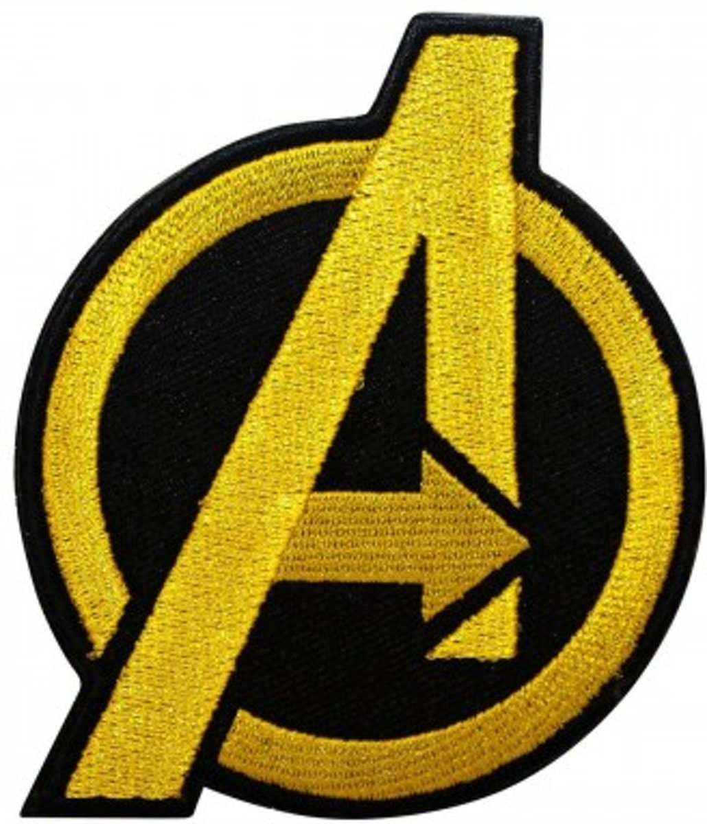 Avengers Agents of Shield Geborduurde gouden patch met klittenband