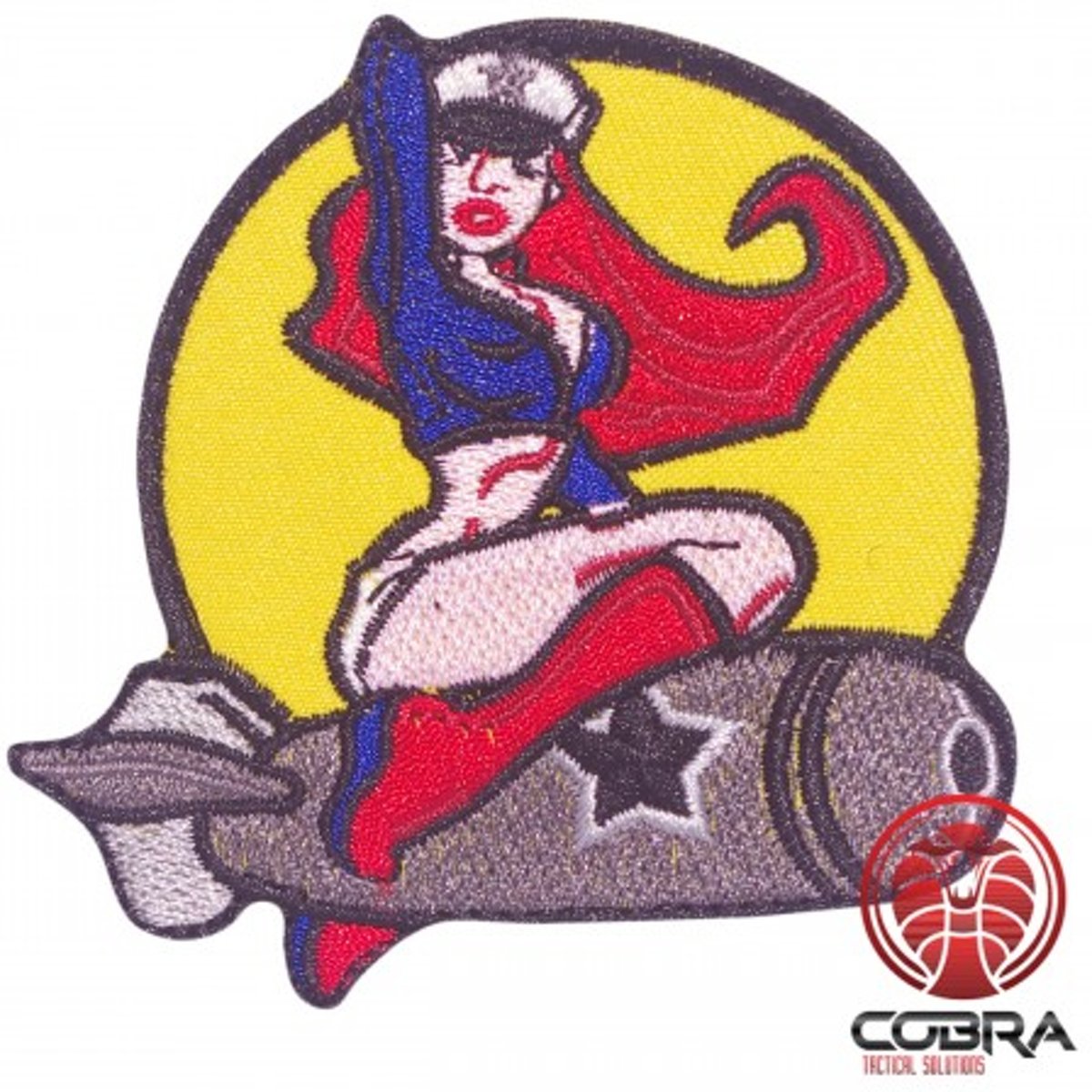 WWII Army ISAF B52 Air Pinup Girl Combat airforce Geborduurde militaire Patch met klittenband